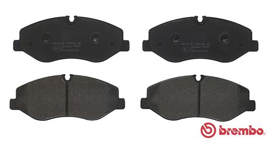 A.B.S. P 50 129 BREMBO Bremsbelagsatz, Scheibenbremse